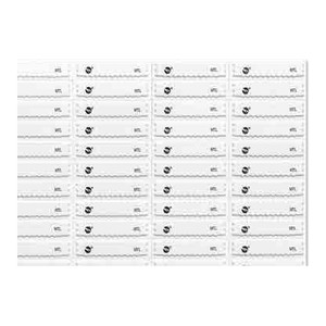 Sensormatic Metal Sheet Label